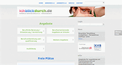 Desktop Screenshot of ichblickdurch.de